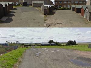 Albert FC Car Park and surrounding Garages leading to Wilson's Farm